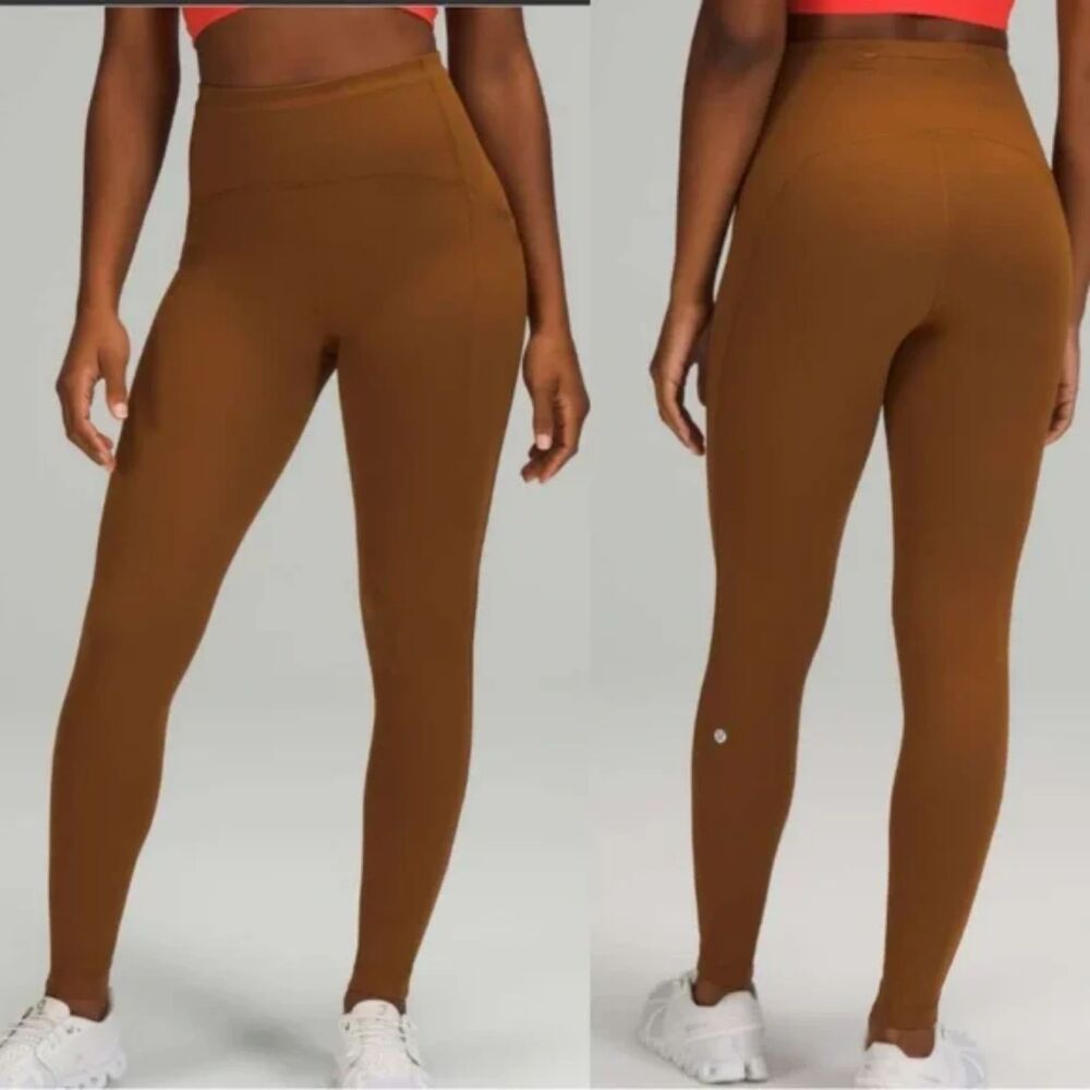lululemon athletica Brown High-Rise Leggings